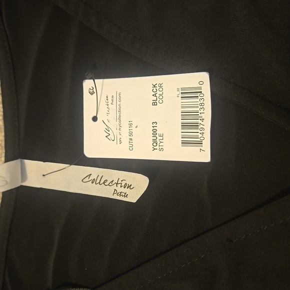 Ny Collection Womens Black Jumpsuit Size Small Petite - Picture 4 of 4